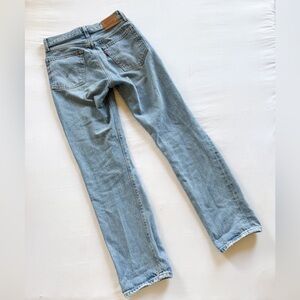Levi's Light Blue Straight Jeans size 24